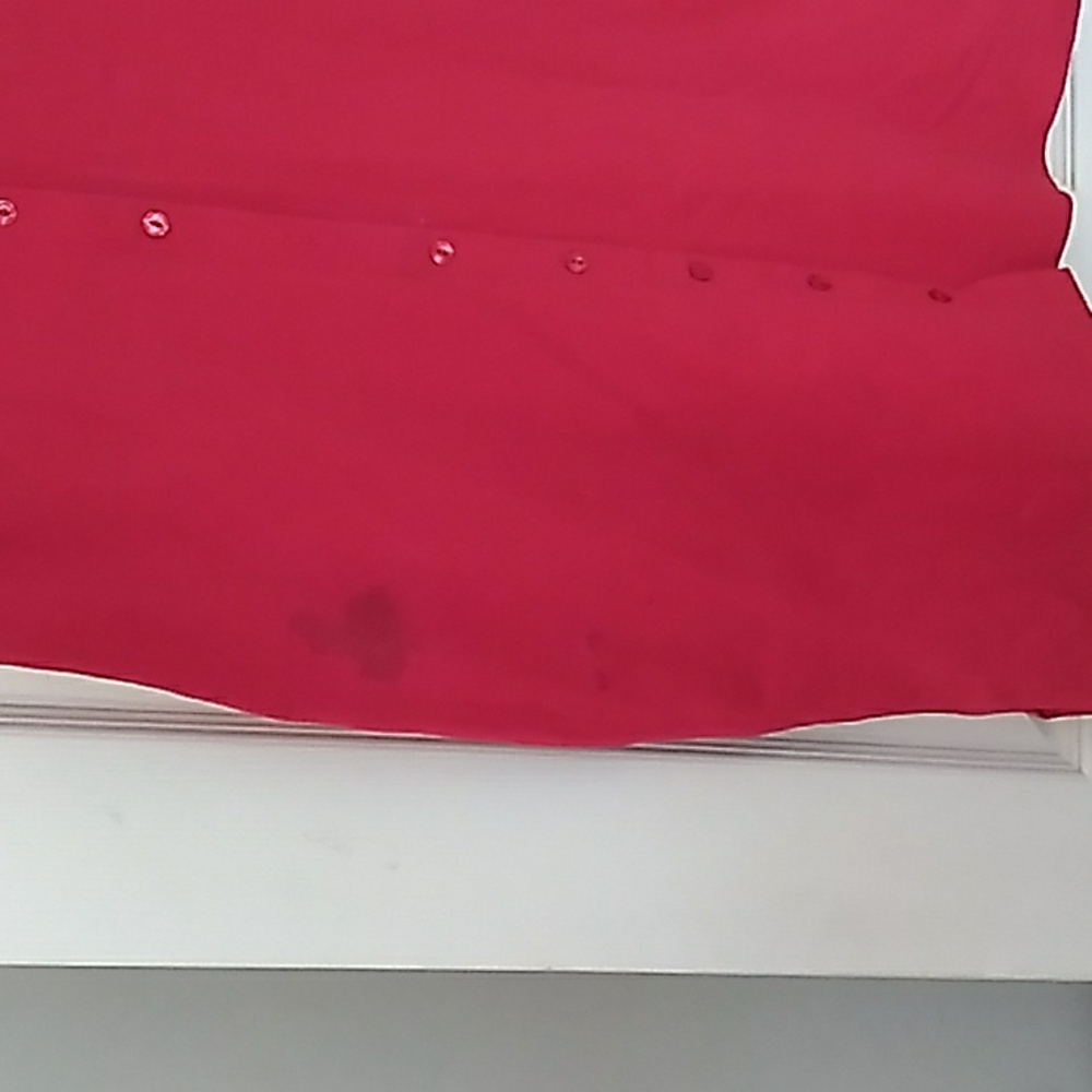 Red Button Down Dress - image 2